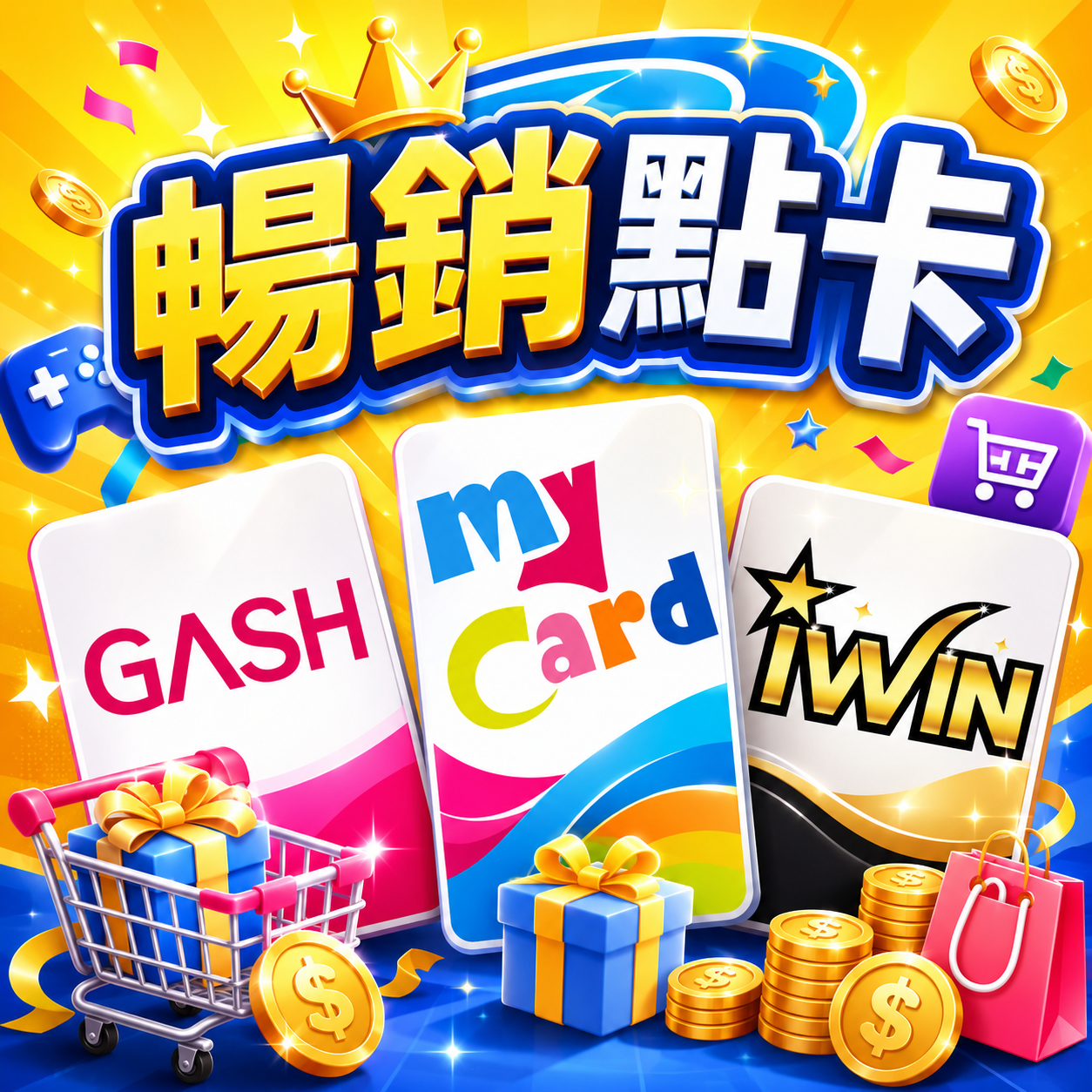 數位遊戲點卡